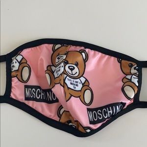 Pink teddy bear mask